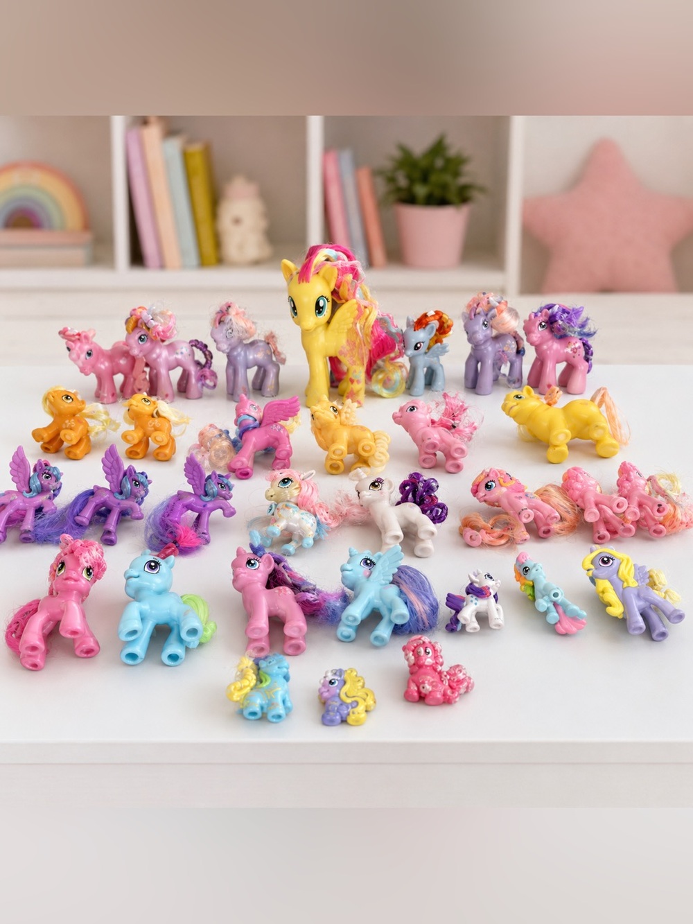 My Little Pony Assorted Kids Toy Figures Multicolor lot of 30